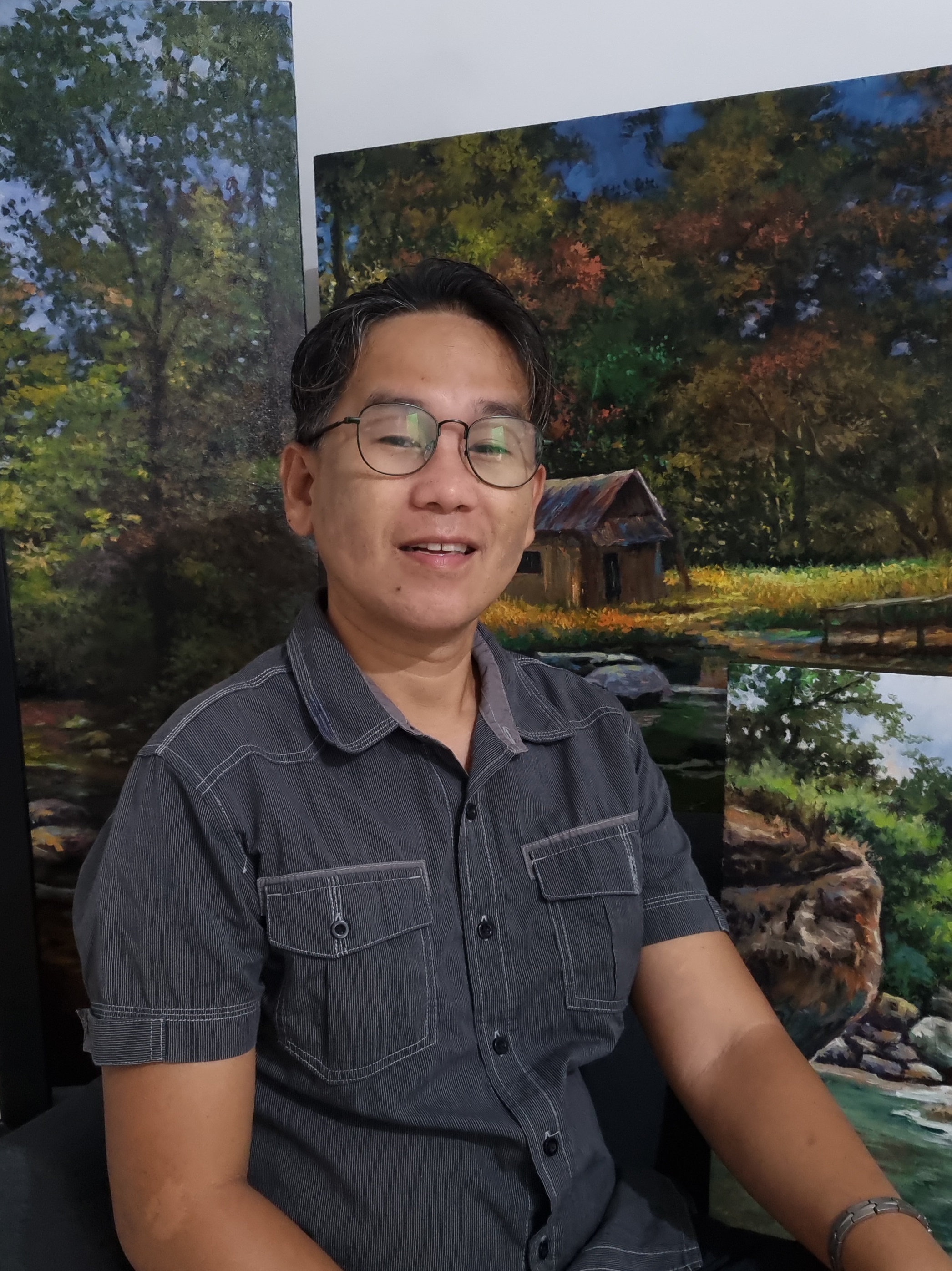 drybrush Gallery - Philippine/Local artists - Celestino Untalan -  Painter