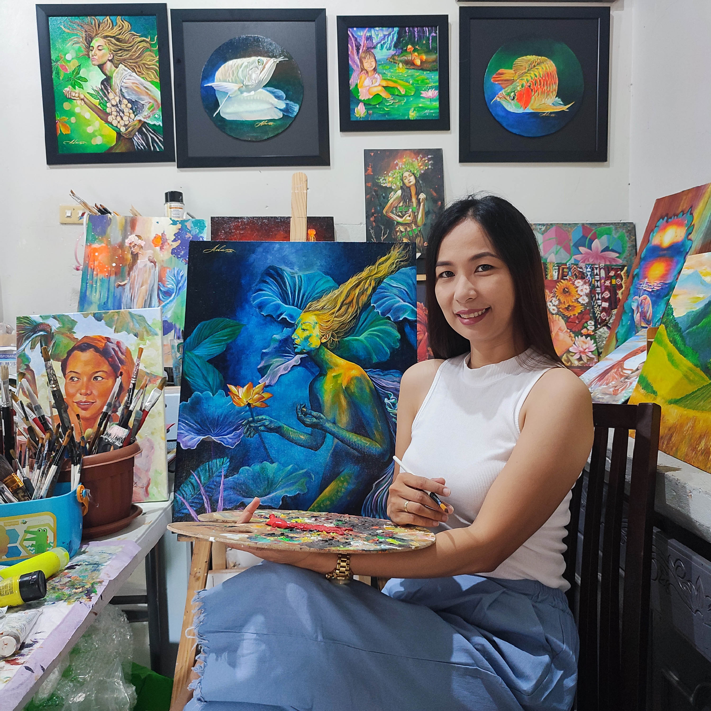 drybrush Philippine Art Gallery - Ada  Panopio  Painter