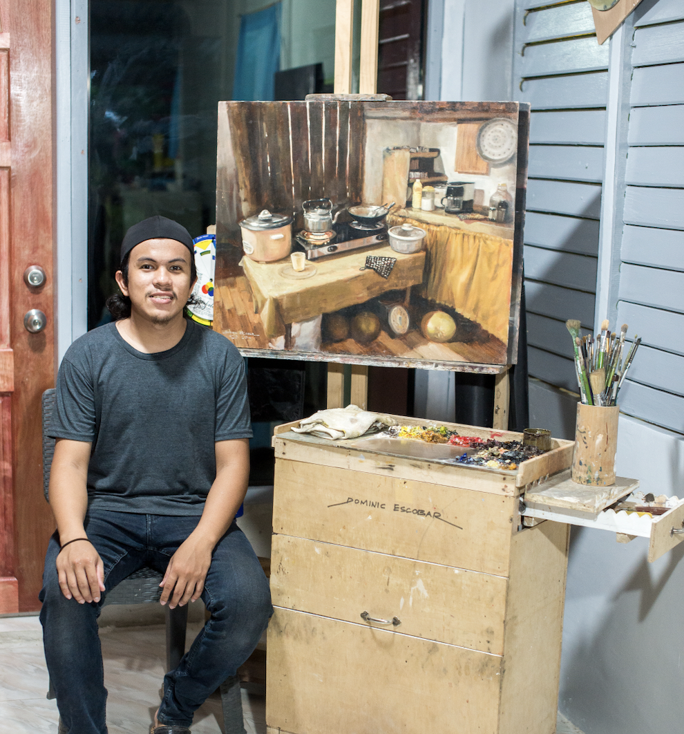 drybrush Gallery - Philippine/Local artists - Dominic Escobar -  Painter